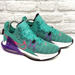 Nike Lebron Witness 6 VI South Beach 'Emerald Berry' Basketball Mens Size 9